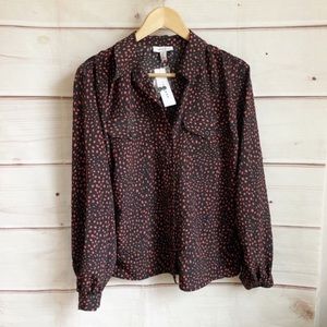 Topshop Silky Button down Shirt
